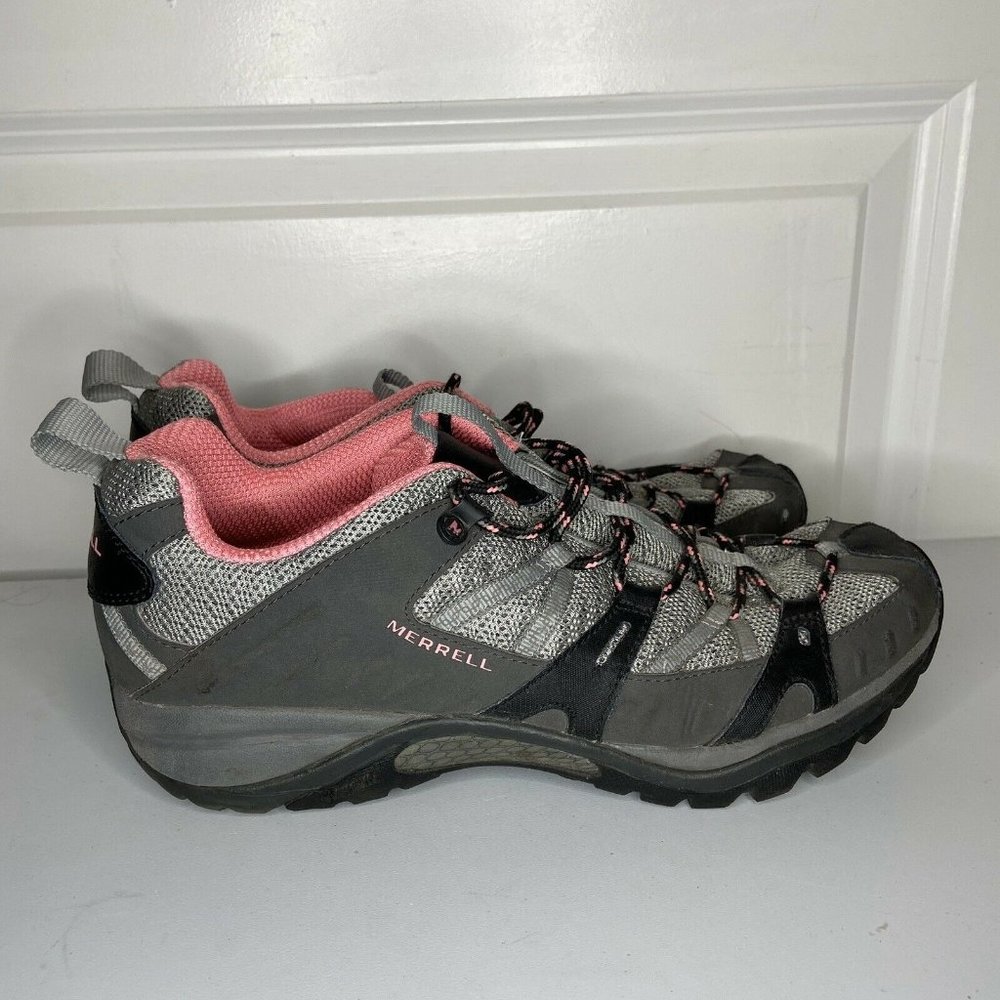Merrell Siren Sport 2 Hiking Trail Walking Lace Up Sneakers Gray Pink Women's 10